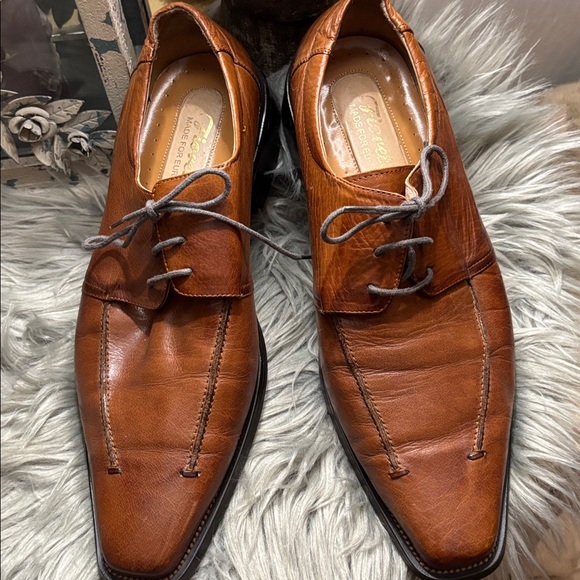 Fioretto Vintage Made For Europe Brown Leather Men's Shoe, Size 11 - Picture 1 of 9